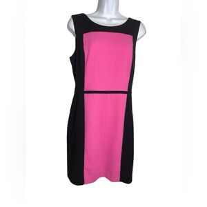 Banana Republic dress size 8 stunning black & pink sleeveless dress PERFECT 🖤🩷